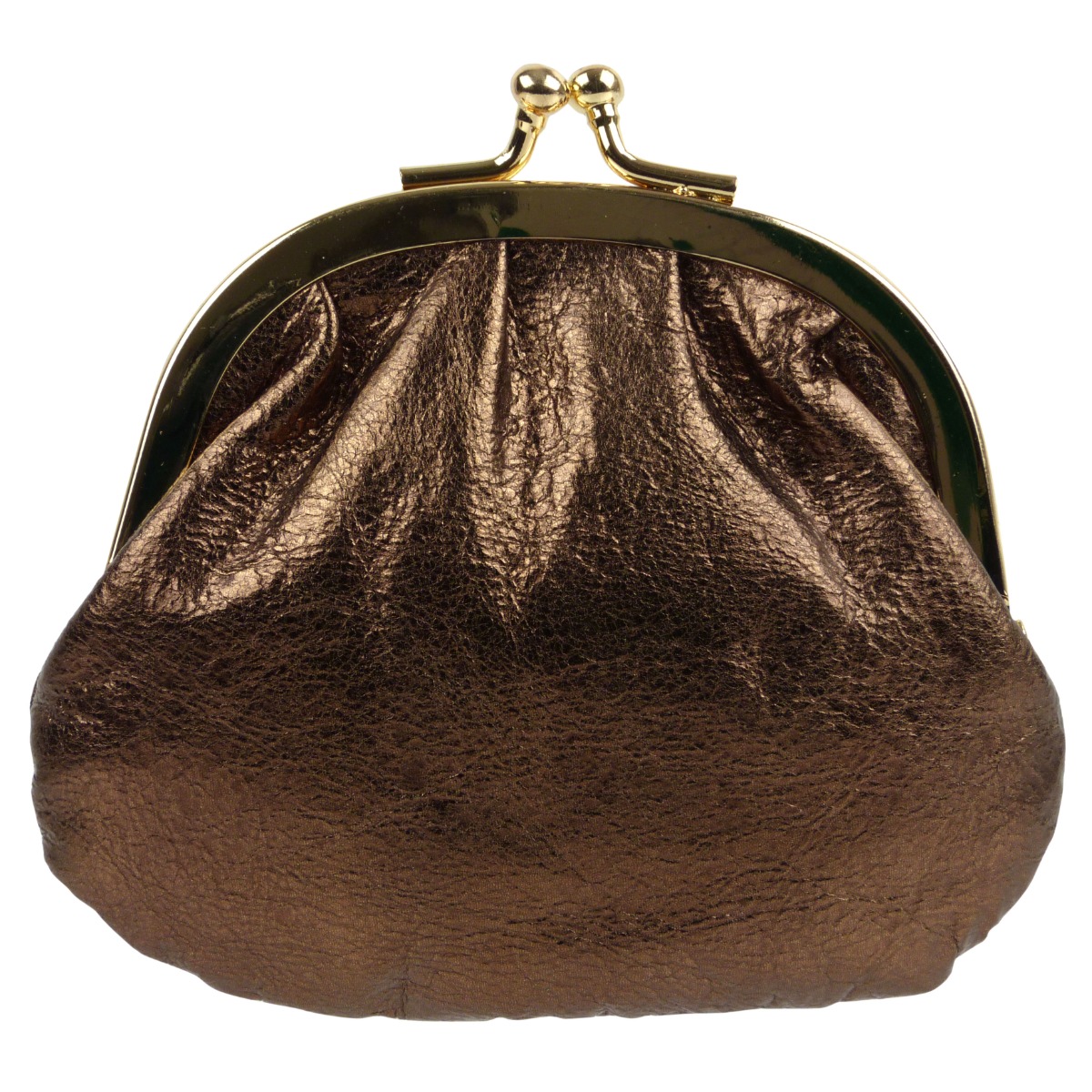 Oakridge Leather Ladies Compact Soft Clasp Coin Purse