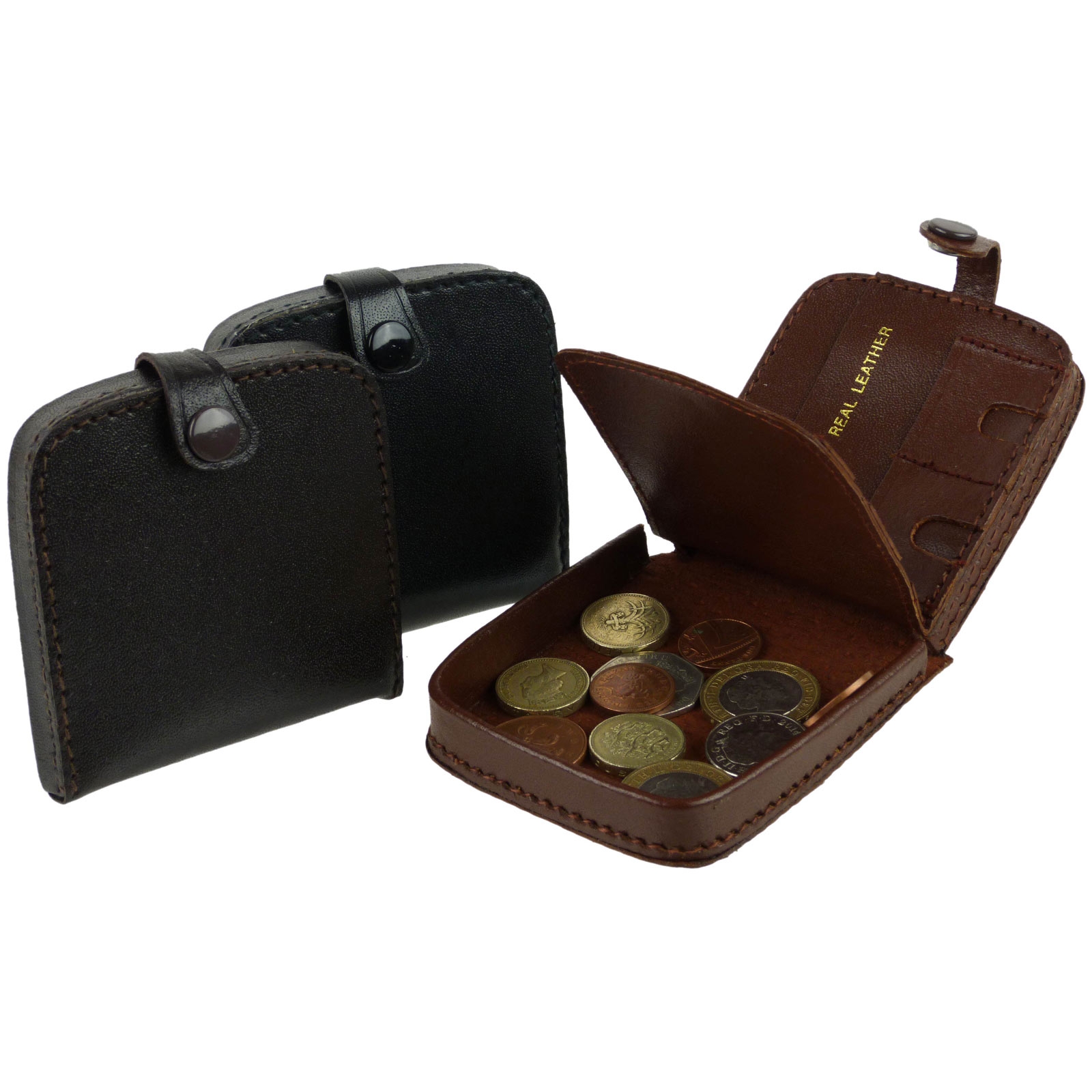 leather coin tray purse