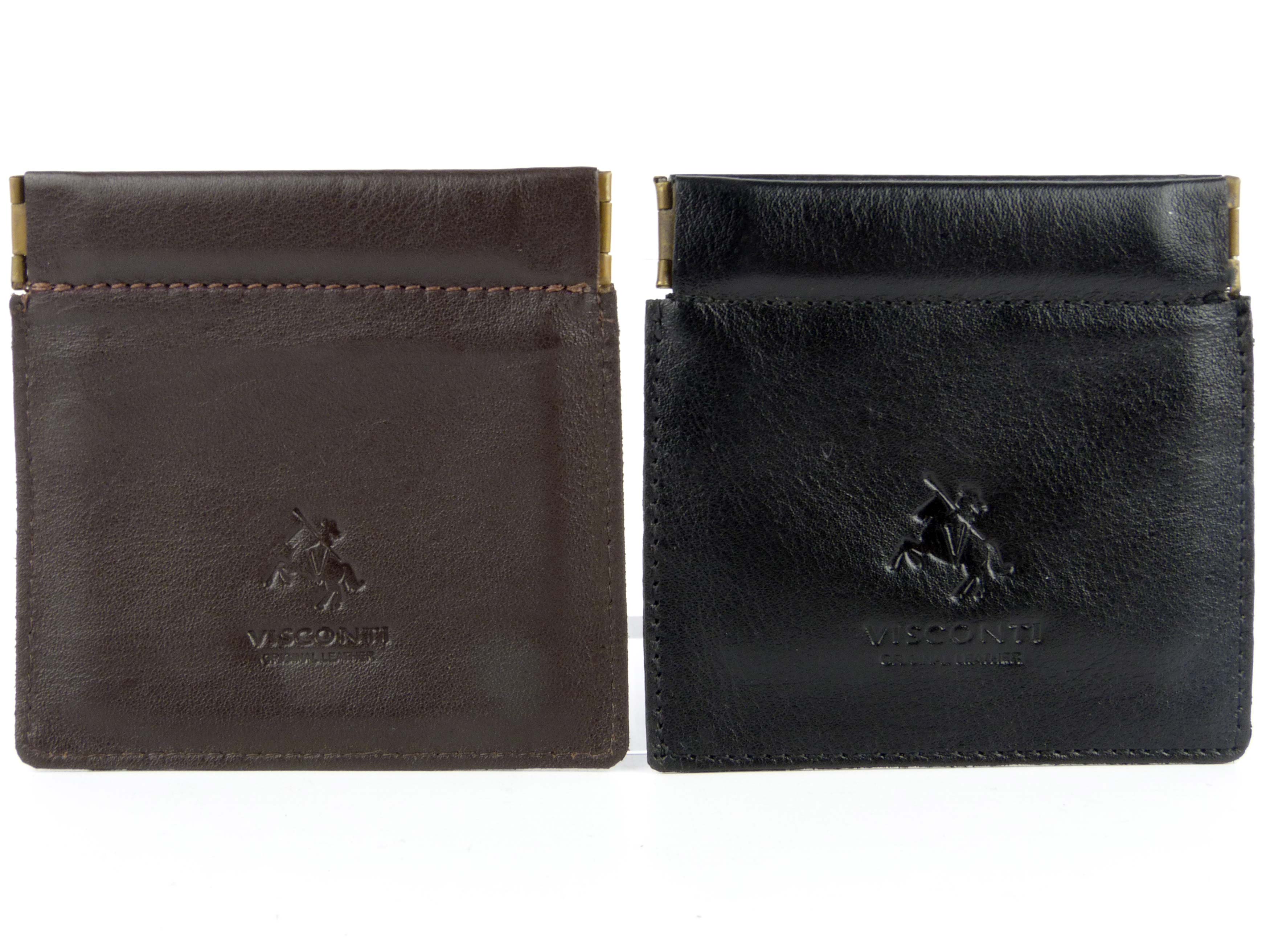 2 Triple Frame Women's Coin Purses Buckle Change Purse Kiss-lock Wallets  Vintage Pouch for Women Oil Wax Leather Coin Wallet - AliExpress