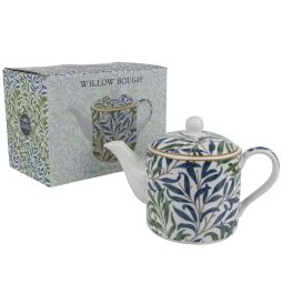 William Morris Willow Bough Pattern China Teapot Gift Box 