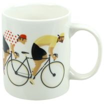 Cycling Cyclist Bicycle Mug by Cycle Works China Team Gifts Boxed