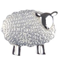 Ladies Silver Sheep Brooch