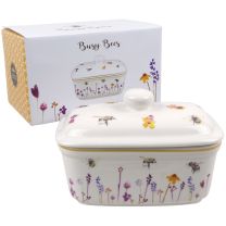 Classic Butter Dish Busy Bees Range by The Leonardo Collection 