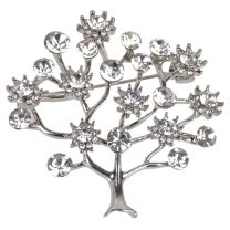 Ladies Tree Of Life Brooch or Pendant Silver Fashion Jewellery 