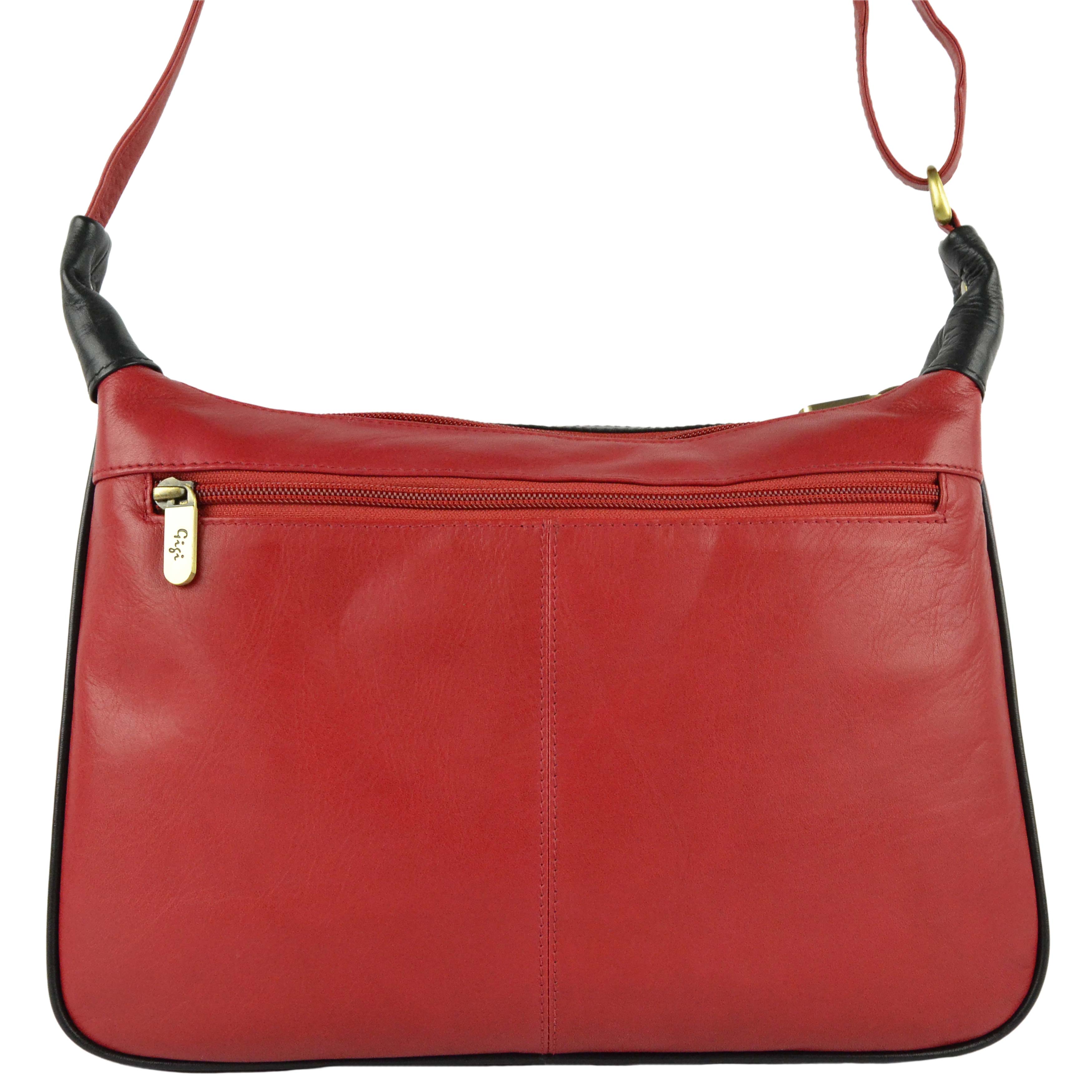 Gigi - Women's Large Leather Tote Handbag - Shoulder Bag/Cross Body with Extra Detachable Adjustable Strap - Othello 6490