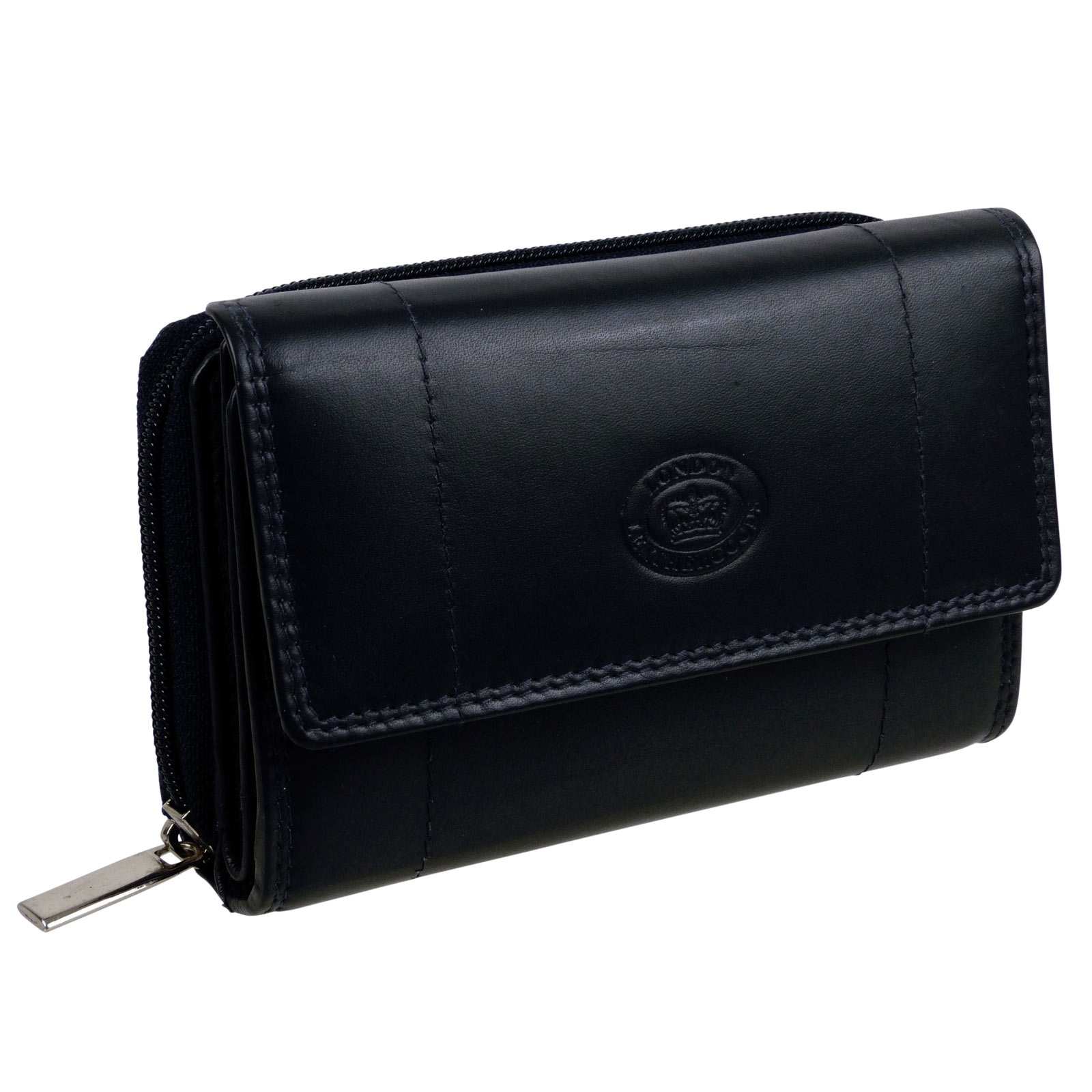 S/L Soft Genuine Leather Pouch Coin Keys Money Holder 2 Way Zips Purse  Wallet | eBay