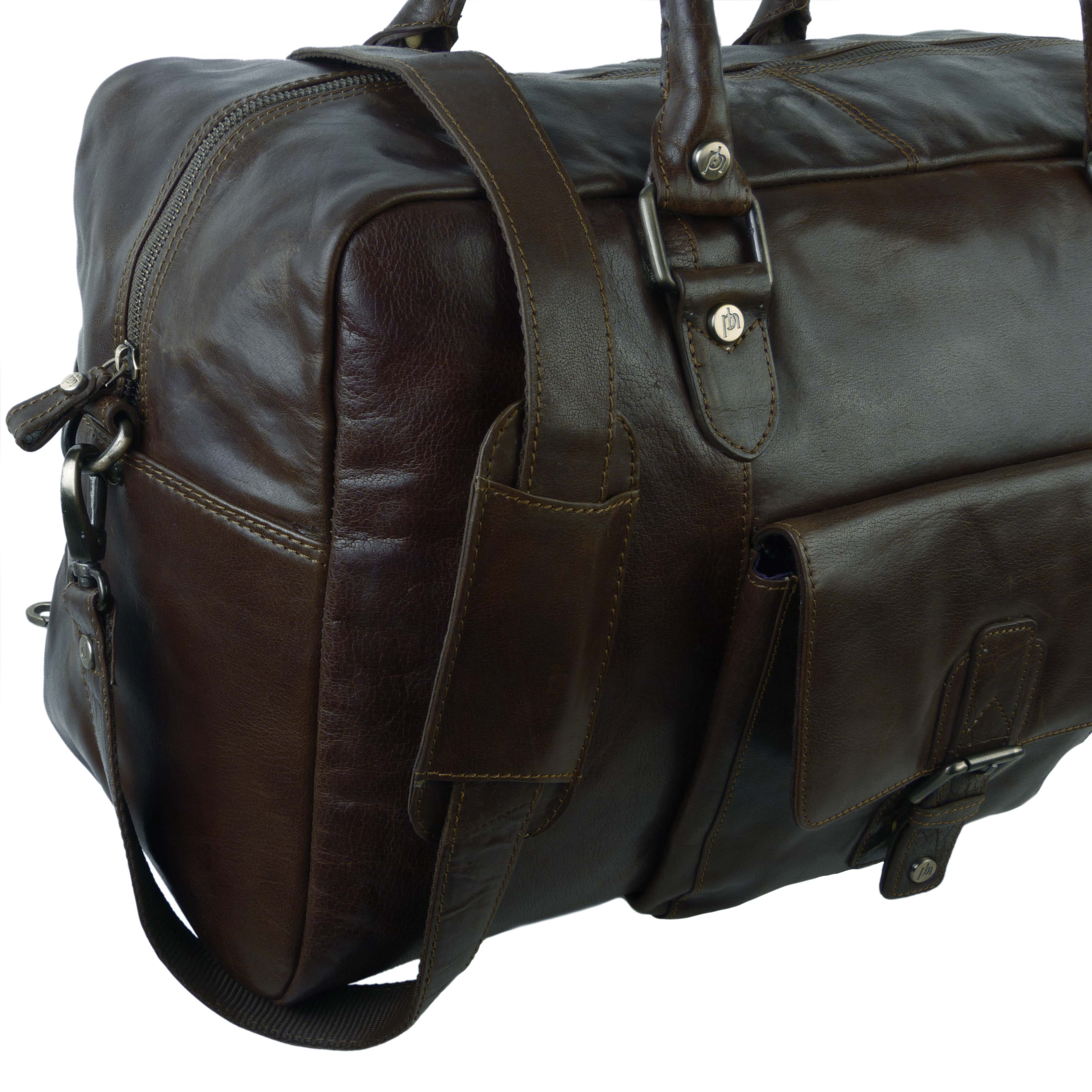 buffalo leather holdall