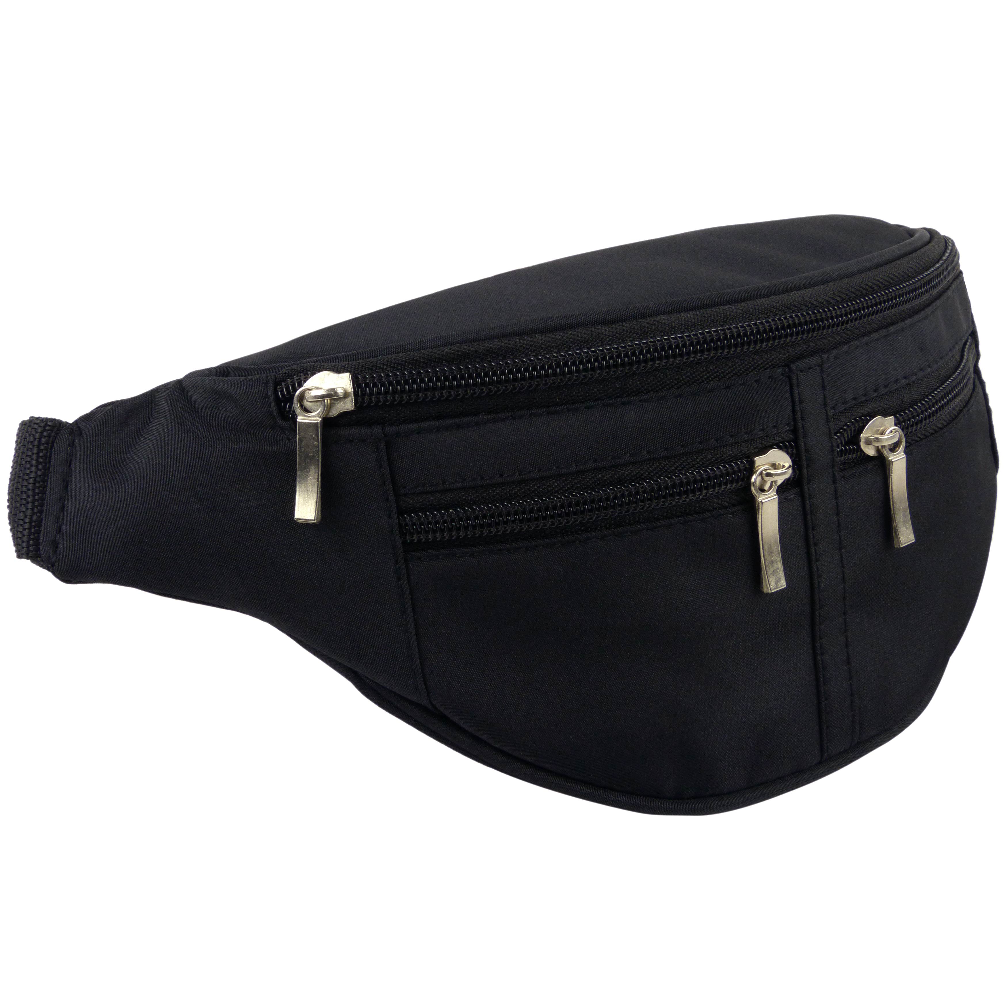 ladies black bum bag