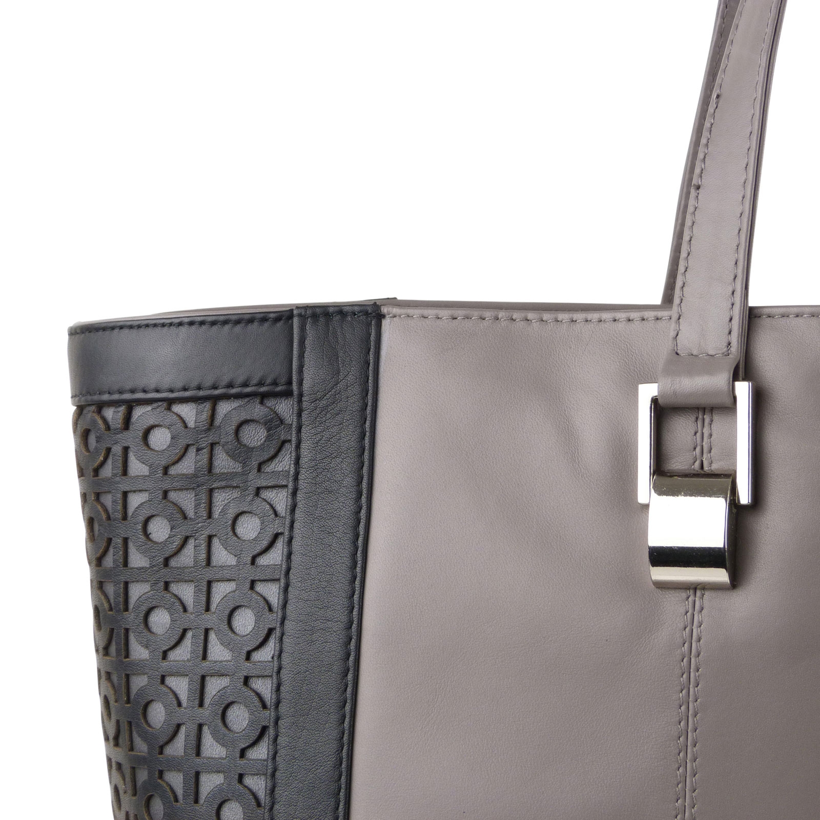 pleather tote bag