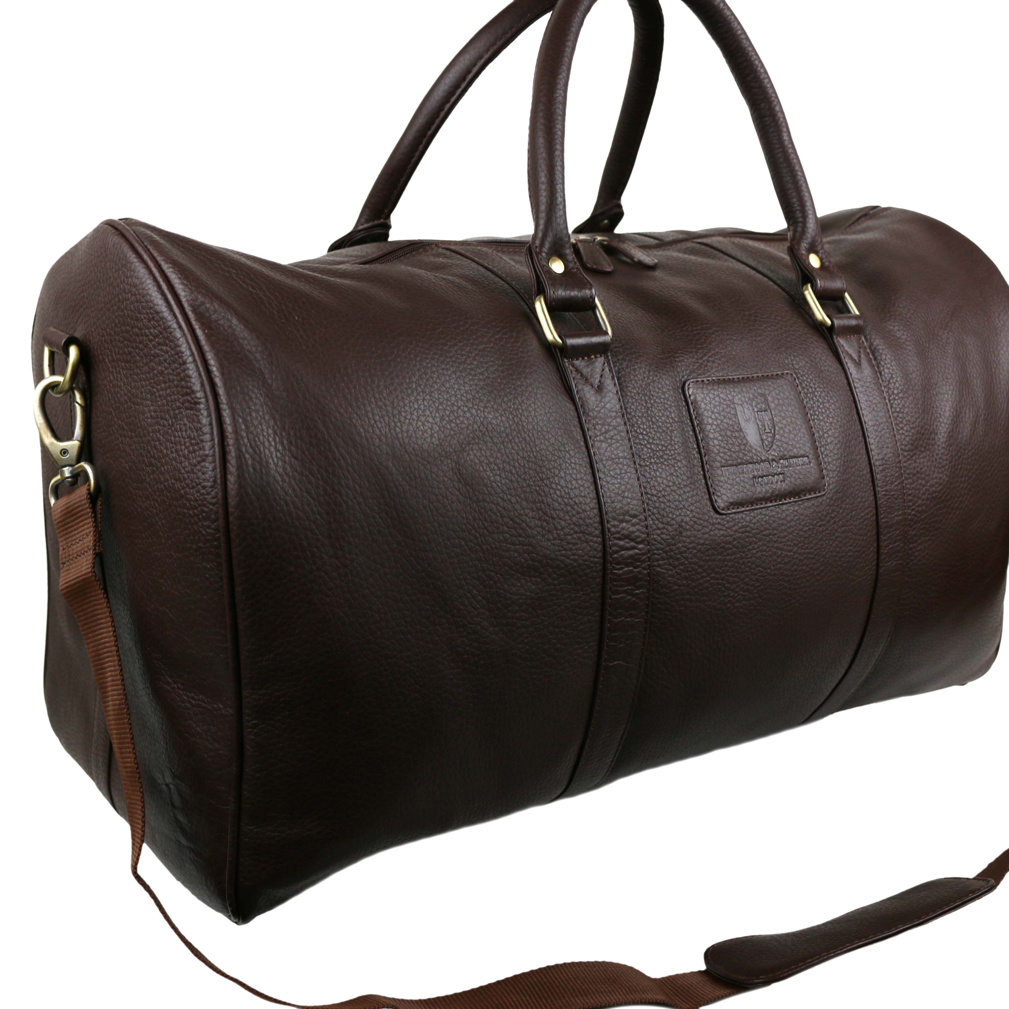 Mens Large Classic Leather Holdall by Underwood & Tanner Hansson Travel ...