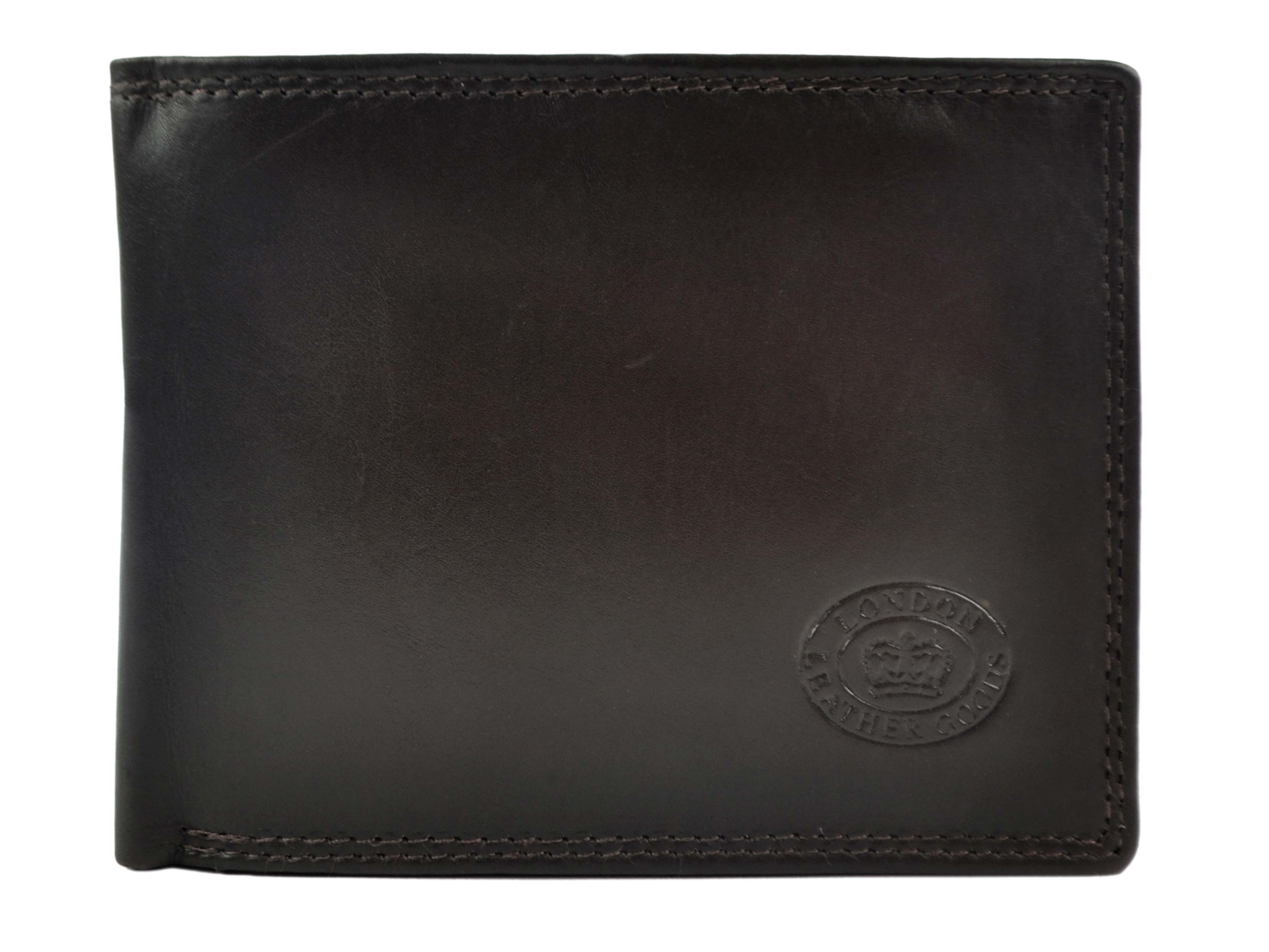 Mens Quality Soft Leather Wallet by London Leather Goods Trifold ...