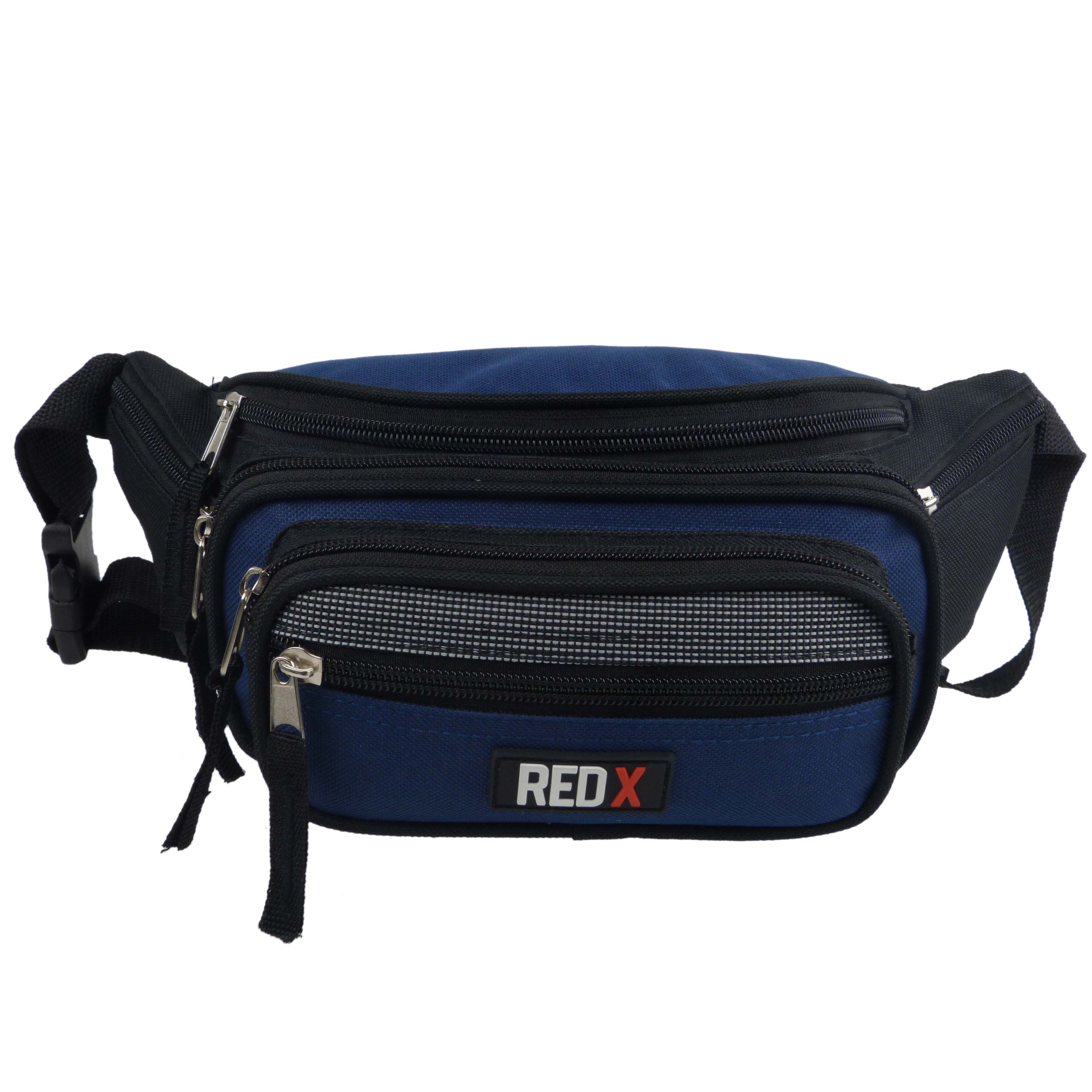 Unisex Canvas Large Bum Bag by RED X Travel Fanny Pack Waist 7 Pockets ...
