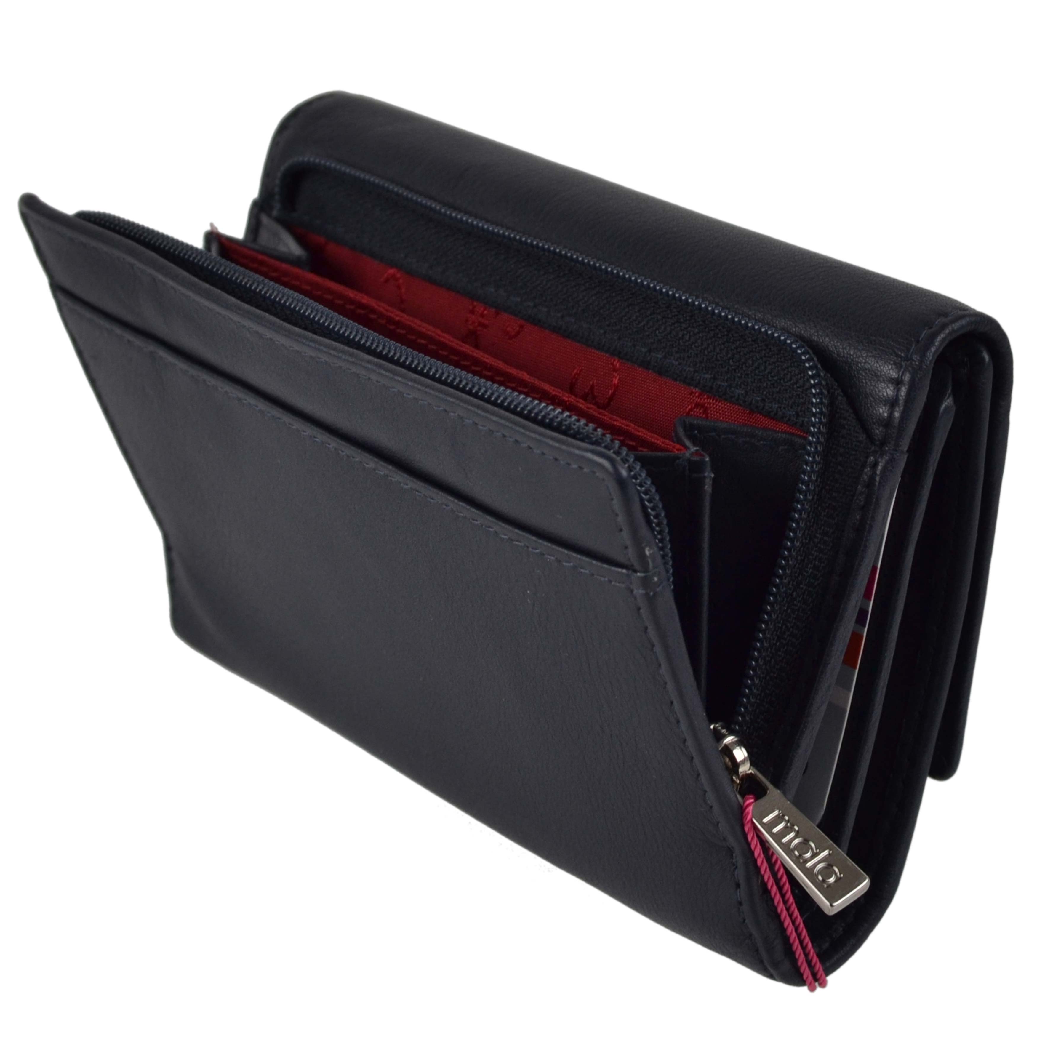 Quality Ladies Soft Leather RFID Protection Purse Wallet by Mala Origin ...