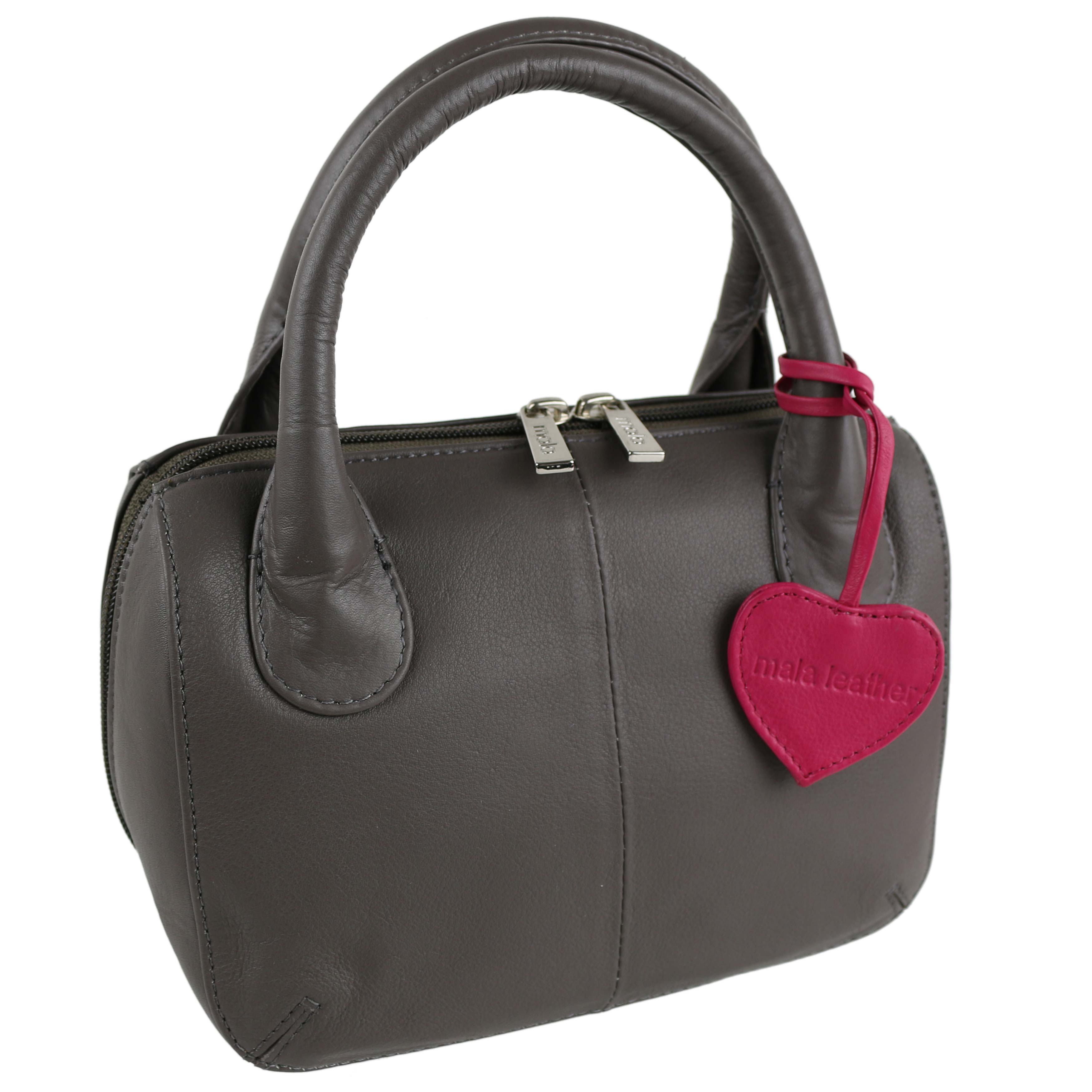 ladies leather grab bags