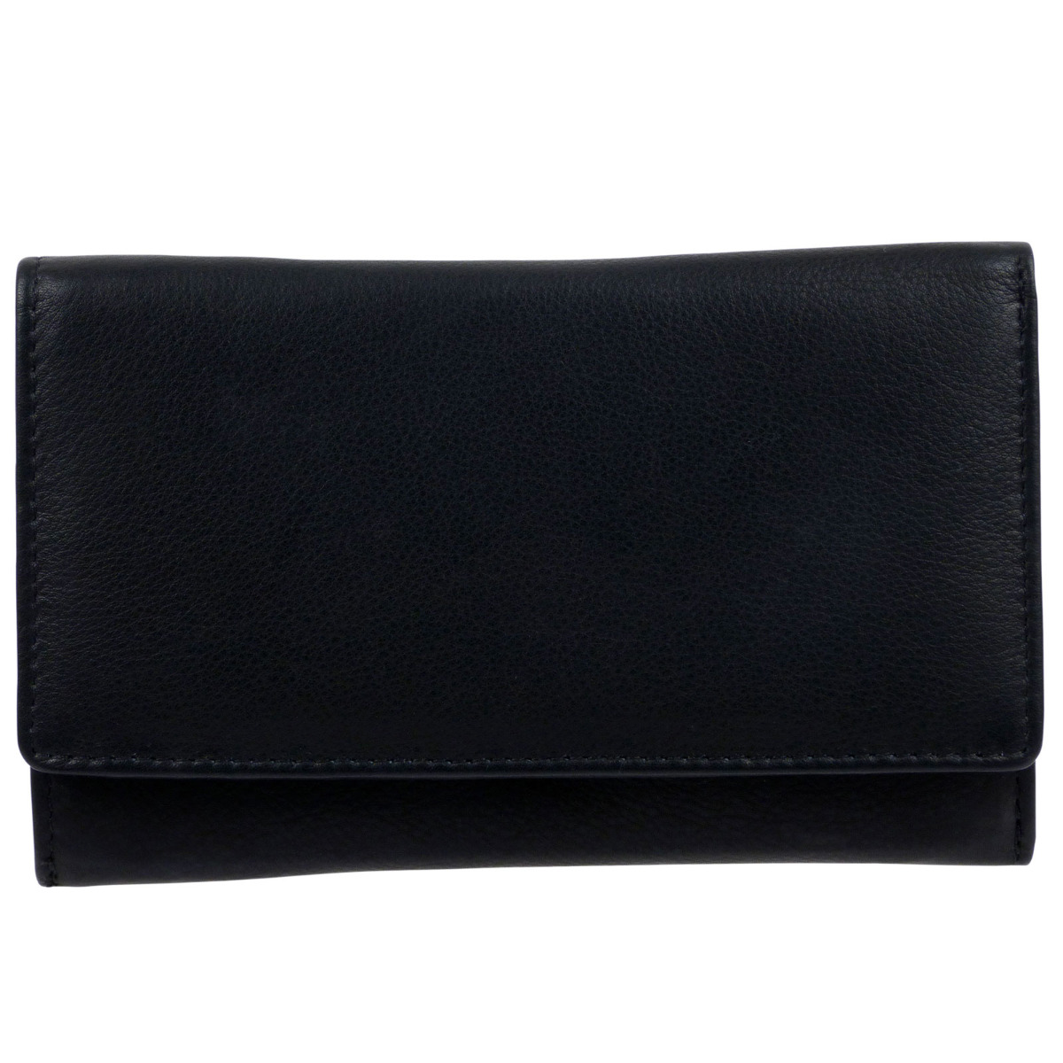 Dominique Ladies Soft Leather Purse/Wallet Flap Over | eBay