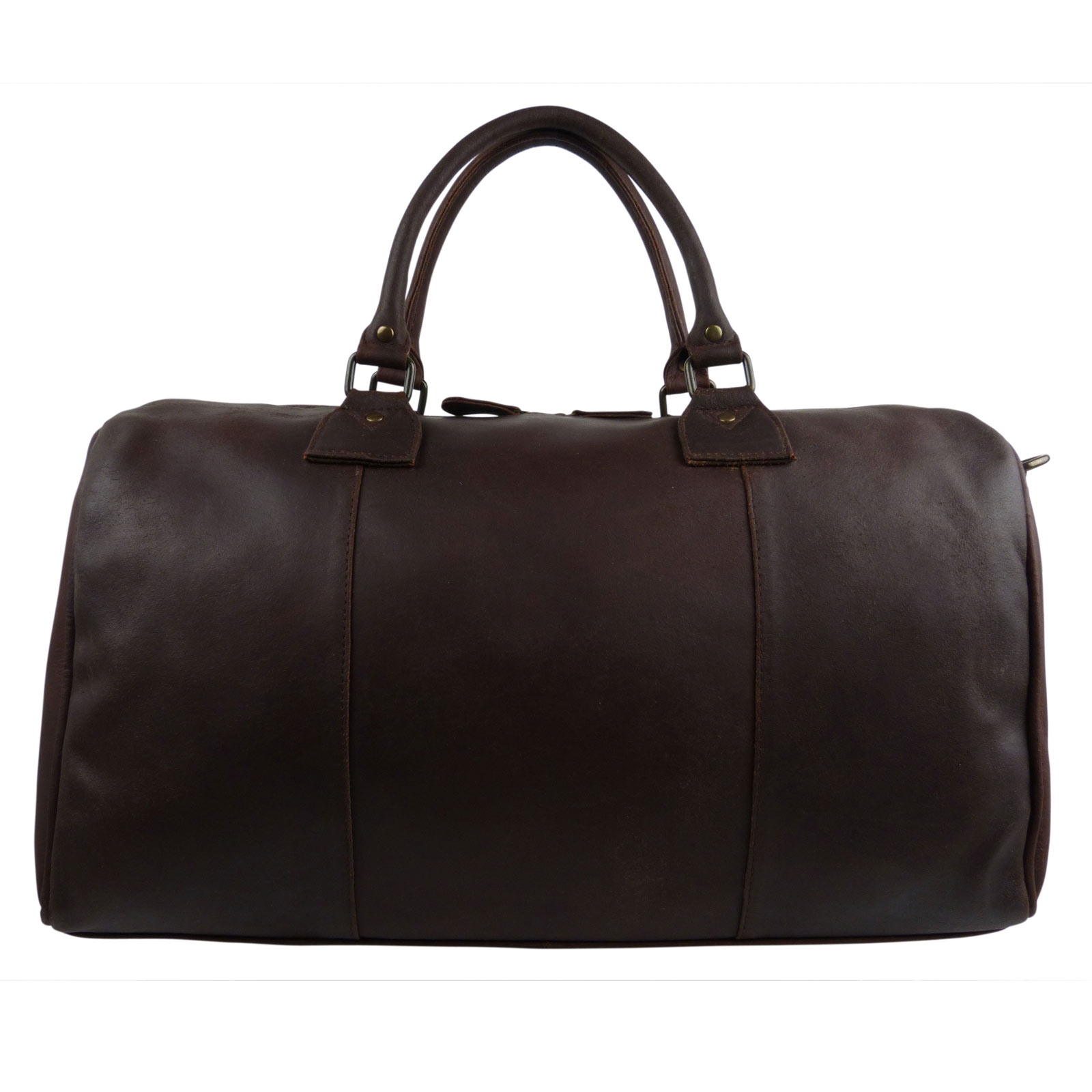 Mens Leather Weekender Holdall by Rowallan Travel Overnight Bag | eBay