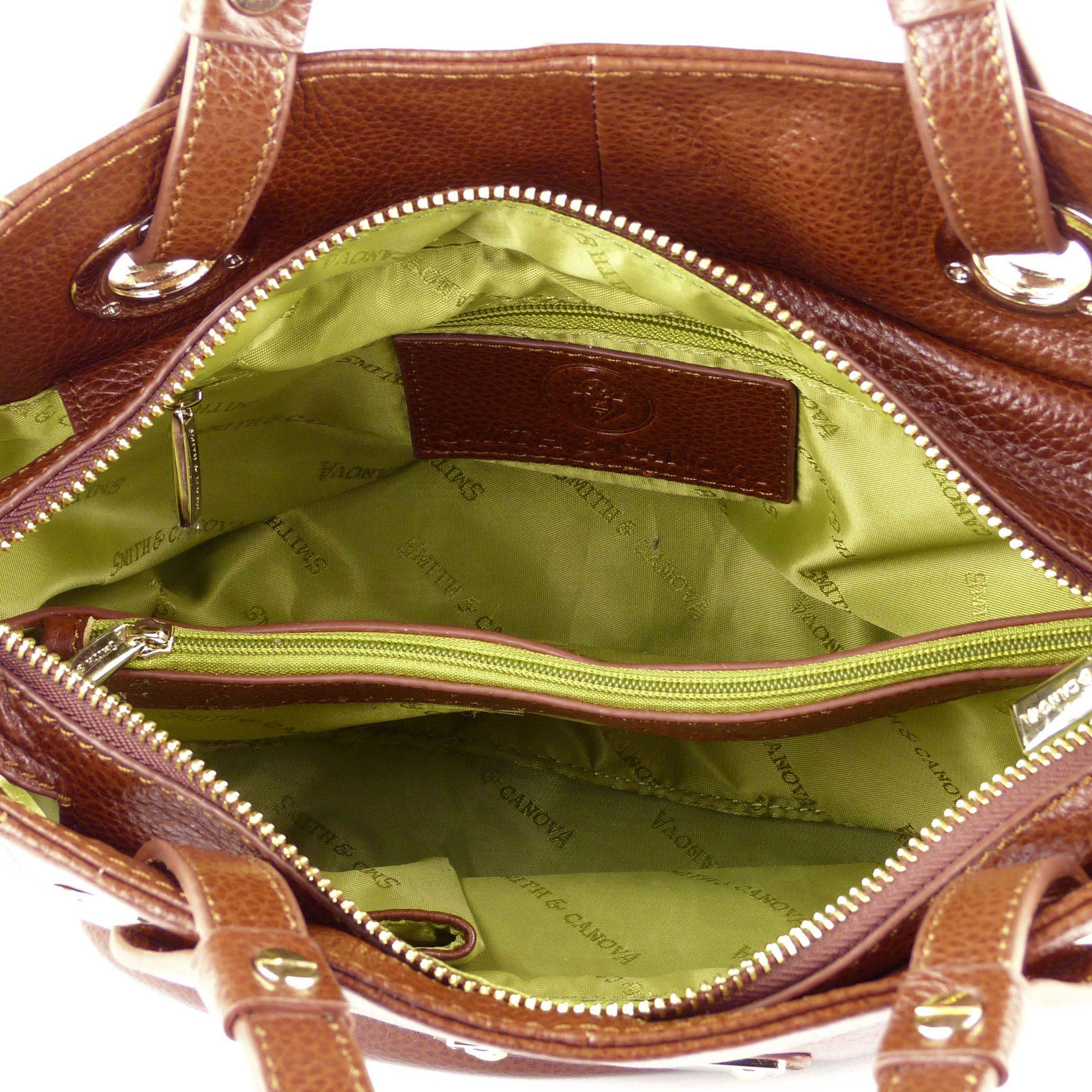 Ladies Leather Handbag Grab Bag by Smith & Canova Classic Bucket Style ...